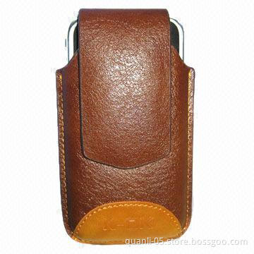 Mobile Phone Case, Made of Leather/PU with Clip